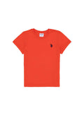 USPA Boys T-Shirt Round Nack Risk Red VR213 USTSB039