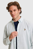 USPA Men Shirt Enzo R F/S Light Blue VR003 USPSH390 US Polo Assn.
