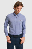 USPA Men Shirt Nova S F/S Navy VR033 USPSH384 US Polo Assn.
