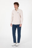 USPA Men Shirt Nova Slim Full Sleeve Stone VR049 USPSH351 US Polo Assn.