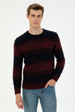 USPA Men Jumper R/Neck Bordeaux VR014 USPJR382 US POLO ASSN.