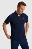USPA Men Polo Shirt SCH Navy VR033 USPOM349 US Polo Assn.