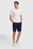 USPA Men Polo Shirt SCH White VR013 USPOM345 US Polo Assn.