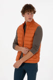 USPA Men Vest S/L Duck Feather Copper VR182 USPJK178 US POLO ASSN.