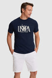USPA Men Polo Shirt SCH Out Door Navy VR059 USTSM074 US Polo Assn.