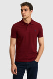 USPA Men Polo Shirt SCH New Plum VR177 USPOM334 US Polo Assn.