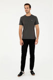 USPA Men Chino Slim Black VR046 USPA USPCH114 US POLO ASSN.