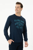 USPA Men Sweatshirt USPA Big Logo Navy VR033 USPSS170 US POLO ASSN.