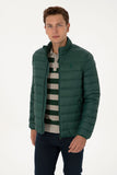 USPA Men Jacket Quilted F/S Dark Green VR079 USPJK172 US POLO ASSN.