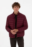 USPA Men Jacket Quilted F/S New Plum VR177 USPJK173 US POLO ASSN.