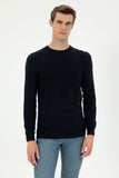 USPA Men Jumper R/Neck Navy VR033 USPJR380 US POLO ASSN.