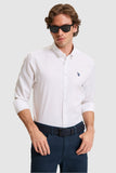 USPA Men Shirt Cedro S F/S White VR013 USPSH378 US Polo Assn.