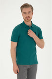 USPA Polo Shirt Men Dark Green VR101 USPOM258 USPA LOGO US POLO ASSN.