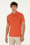 USPA Polo Shirt Men Powder VR042 USPOM257 USPA LOGO US POLO ASSN.