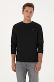 USPA Men Sweatshirt USPA Logo Black VR046 USPSS172 US POLO ASSN.