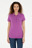 USPA Polo Shirt Women Purple VR038 USPOW067 SCL US Polo Assn.