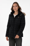 USPA Women Over Coat F/S Black VR046 USPJK170 US POLO ASSN.