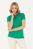 USPA Polo Shirt Women Green VR054 USPOW068 SCL US Polo Assn.