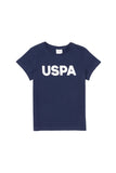 USPA Boys T-Shirt Round Neck Navy VR033 USTSB044