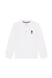 USPA Boys Polo White VR013 USPOK041 US POLO ASSN.