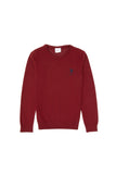 USPA Boy Jumper Round/Neck Bordeaux VR014 USPJR403 US POLO ASSN.