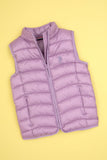USPA Girl Vest Quilted Lilac VR034 USPJK174 US POLO ASSN.