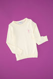 USPA Girl Jumper Round/Neck Pearl VR256 USPJR405 US POLO ASSN.