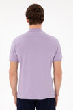USPA Polo Shirt Men Lilac VR034 USPOM319 USPA LOGO US POLO ASSN.