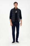 USPA Men Jacket Vest Quilted S/L Navy VR033 USPJK143 US POLO ASSN.