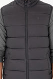 USPA Men Jacket Vest Quilted S/L Anthracite VR06 USPJK152 US POLO ASSN.