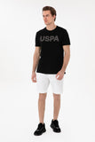 USPA Men T-Shirt USPA Big Logo Black VR046 USTSM069 US POLO ASSN.