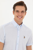 US Polo Assn. Light Blue Men Shirt VR003 USPSH316 USPA