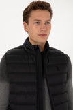 USPA Men Jacket Vest S/L Duck Feather Black VR046 USPJK164 US POLO ASSN.
