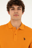 USPA Polo Shirt Tile VR031 USPOM218 Single Color Horse US Polo Assn.