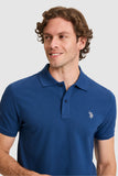 USPA Men Polo Shirt SCH Out Door Navy VR059 USPOM335 US Polo Assn.