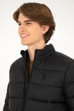 USPA Men Jacket Quilted F/S Black VR046 USPJK154 US POLO ASSN.