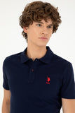 USPA Polo Shirt Men Navy VR033 USPOM261 USPA LOGO US POLO ASSN.