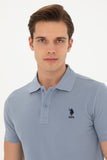 USPA Polo Shirt Men Indigo VR028 USPOM256 USPA LOGO US POLO ASSN.