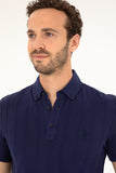 USPA Polo Shirt Men BD TEGAS Navy VR033 USPOM322 USPA LOGO US POLO ASSN.