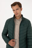 USPA Men Jacket Quilted F/S Dark Green VR079 USPJK160 US POLO ASSN.
