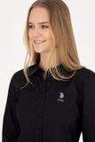 USPA Shirt Women Black VR046 USSHW042 Slim US Polo Assn.