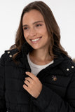 USPA Women Over Coat F/S Black VR046 USPJK170 US POLO ASSN.