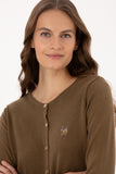 USPA Women Cardigan Buttons Khadi VR027 USPCN085 US POLO ASSN.