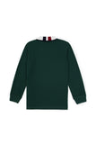 USPA Boy Sweatshirt USPA Logo Dark Green VR079 USPSS173 US POLO ASSN.