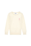 USPA Girl Jumper Round/Neck Pearl VR256 USPJR405 US POLO ASSN.
