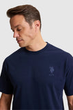 USPA Men Polo T-Shirt USPA Navy VR033 USTSM077 US Polo Assn.