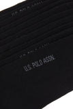 USPA Men Sock Gali-sk25 5pkt Black VR046 USPSK104 US POLO ASSN.