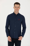 US Polo Assn. Men Shirt Slim Full Sleeve Navy VR033 USPSH321 USPA