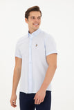 US Polo Assn. Light Blue Men Shirt VR003 USPSH316 USPA