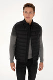USPA Men Vest S/L Duck Feather Black VR046 USPJK161 US POLO ASSN.